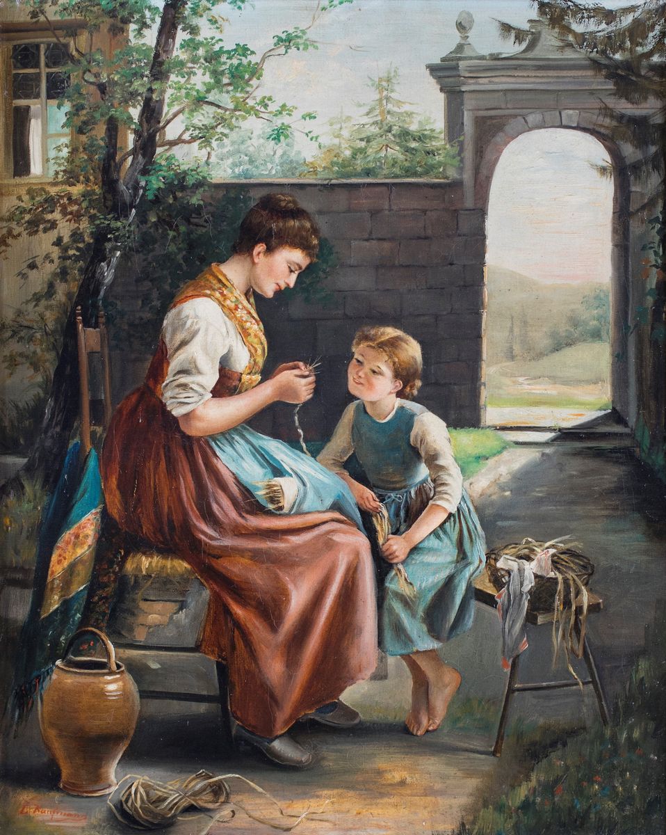 Leon Kauffmann - A) L'intreccio della Paglia B) Giochi di Carte