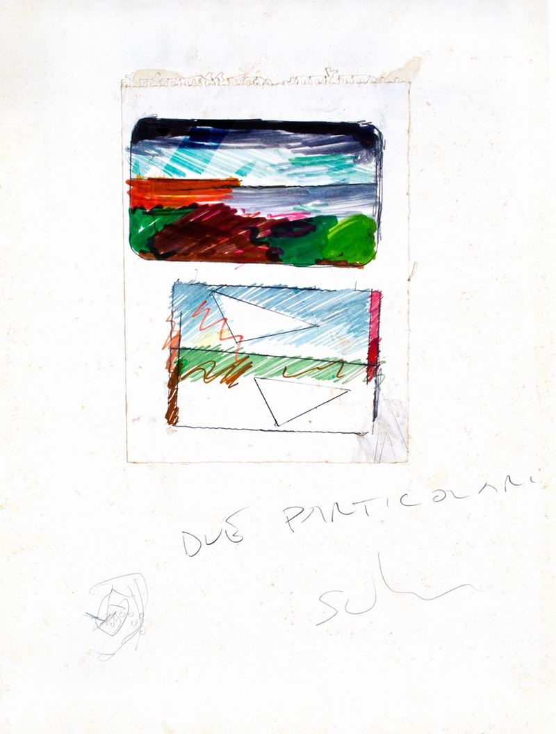 Mario Schifano - Due Particolari