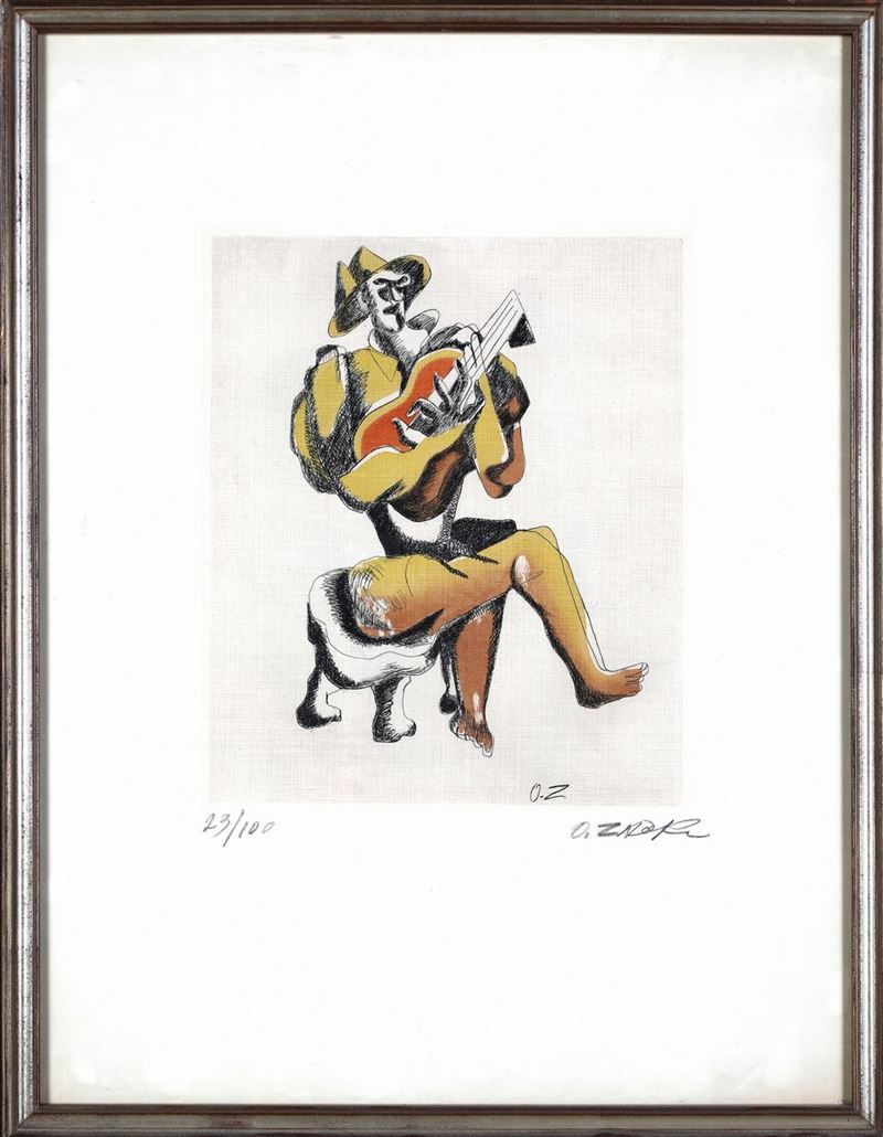 Ossip Zadkine - Suonatore