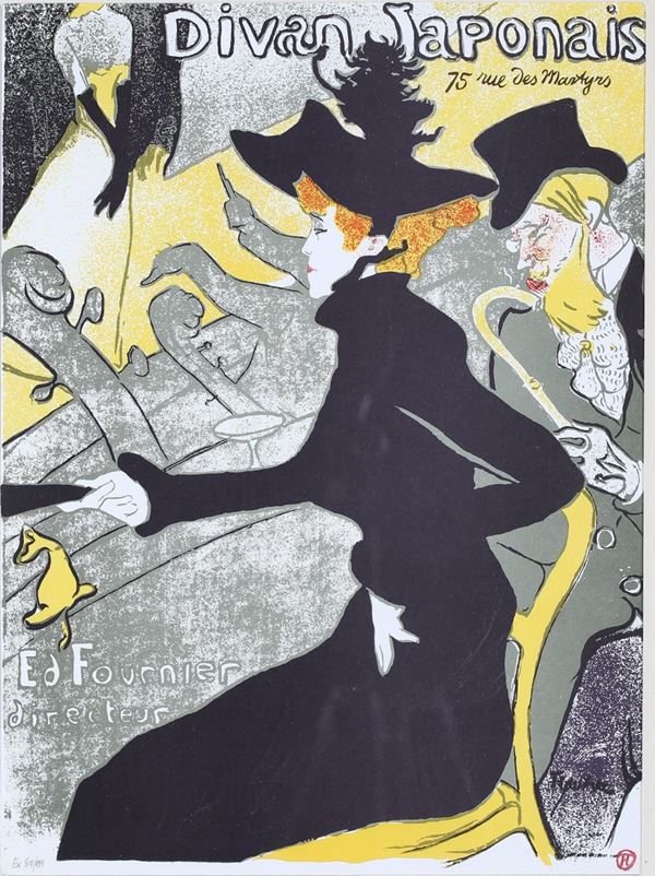 Henry  de Toulouse-Lautrec - Divan Japonais
