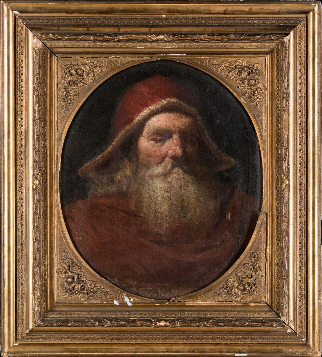 Pittore del XVIII Secolo - Ritratto di Patriarca