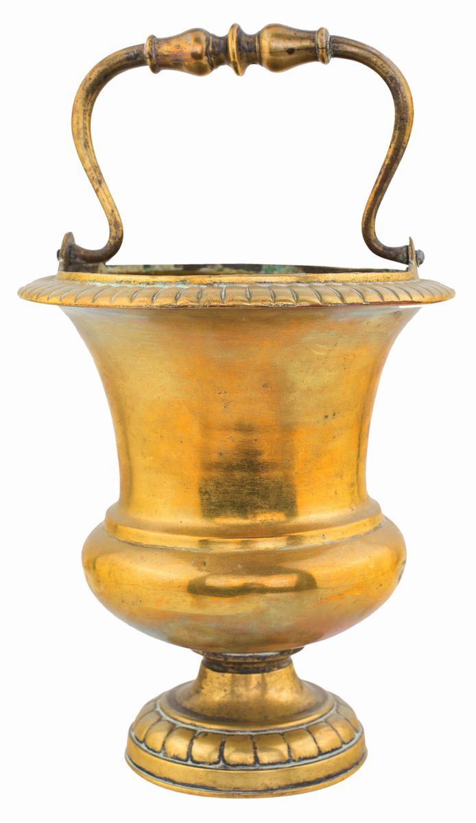 Secchiello in Ottone Dorato