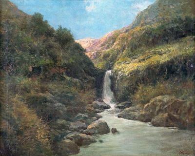 Paesaggio con Cascata
