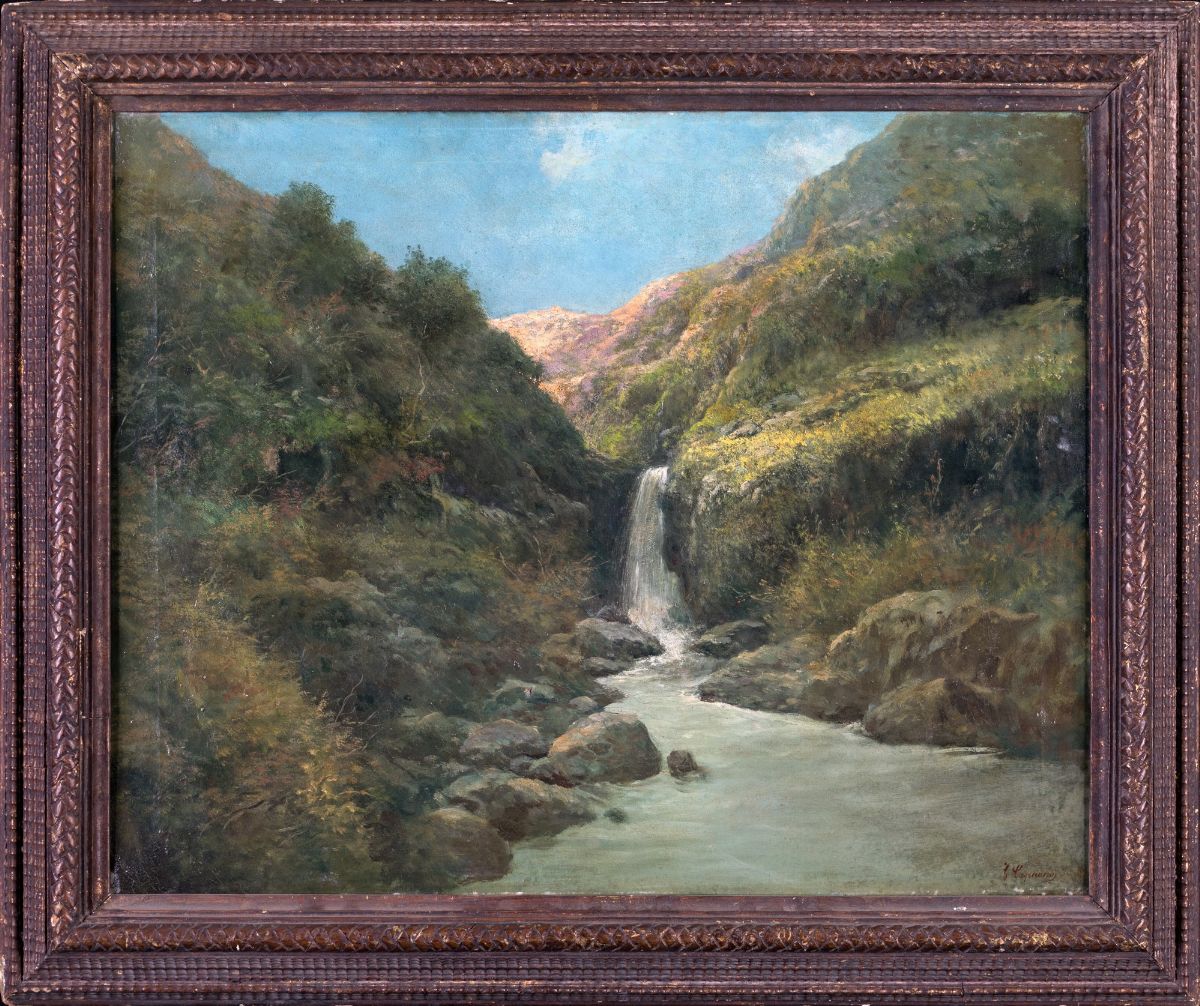 Francesco Capuano - Paesaggio con Cascata