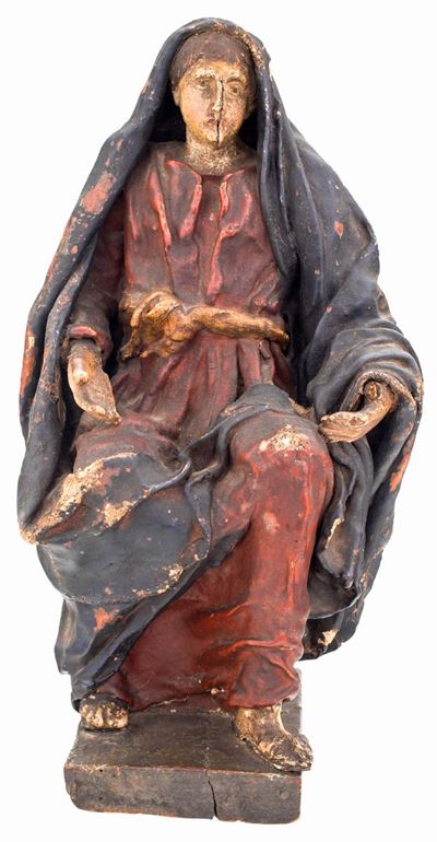 Scultura in Cartapesta Policroma