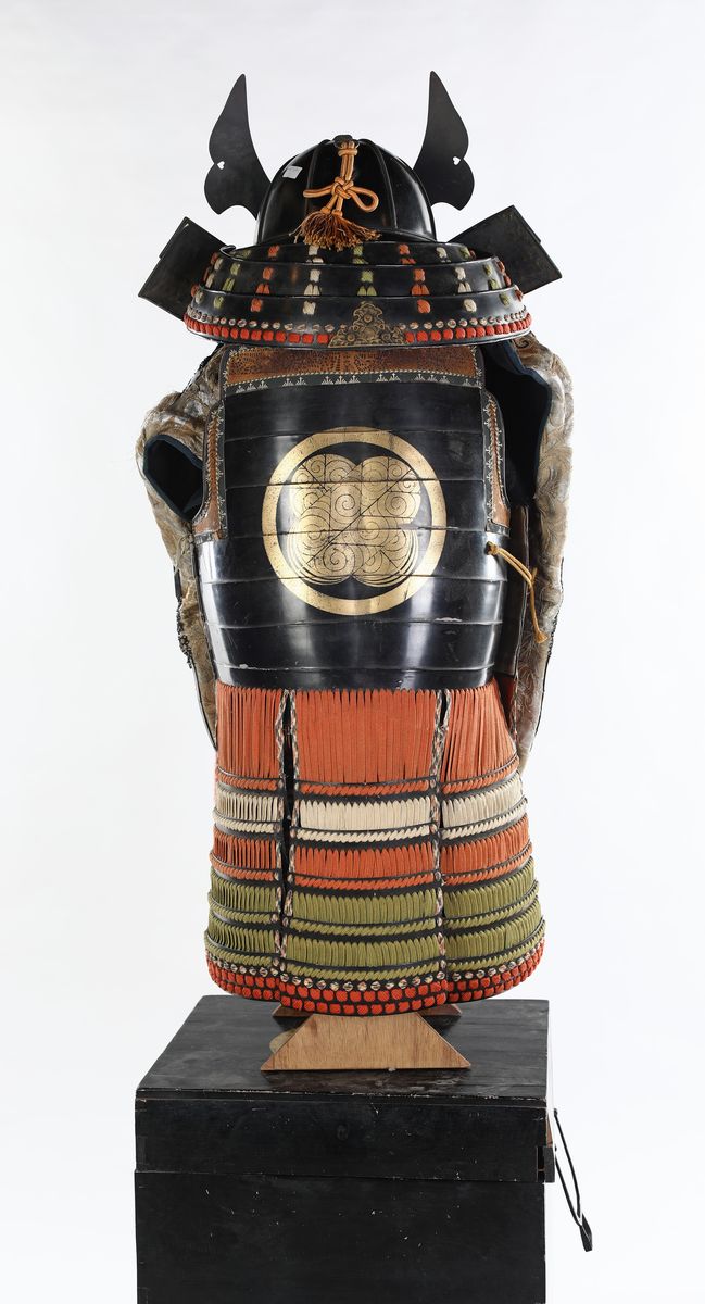 Antica Armatura da Samurai Yoroi con Elmo, Giappone, Primo Periodo Showa (1926 - 1989)