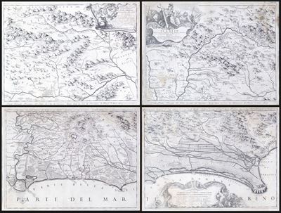 Il Lazio e le Sue Più Cospicue Strade Antiche e Moderne e Principali Casali e Tenute di Esso...