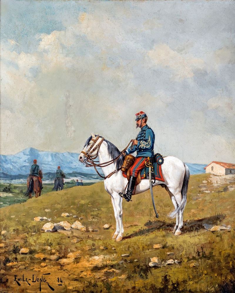 Scuola Francese del XIX Secolo - Passaggio della Truppa