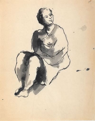 Figura di Donna Seduta