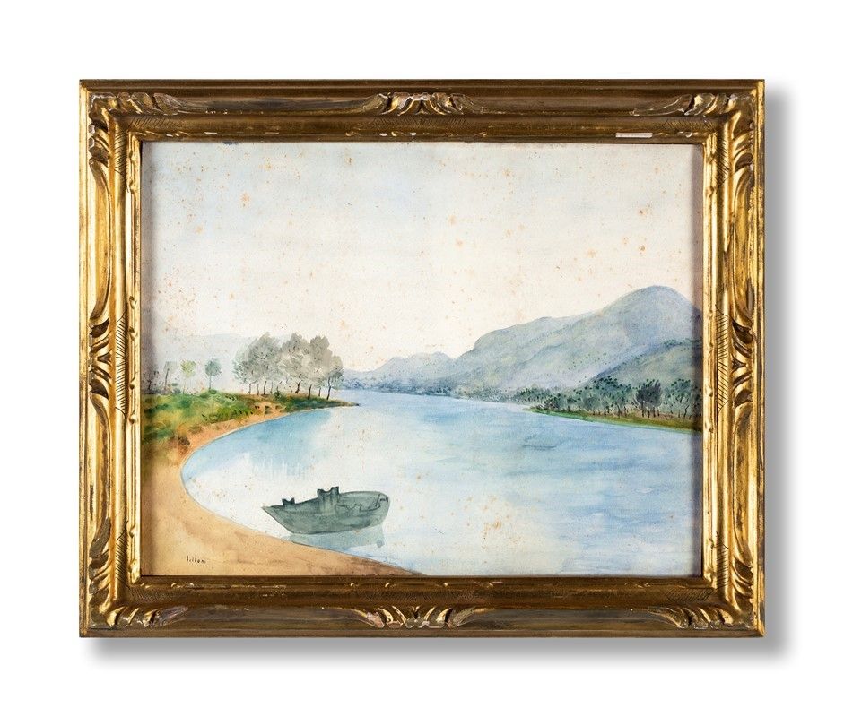 Umberto Lilloni - Paesaggio Lacustre