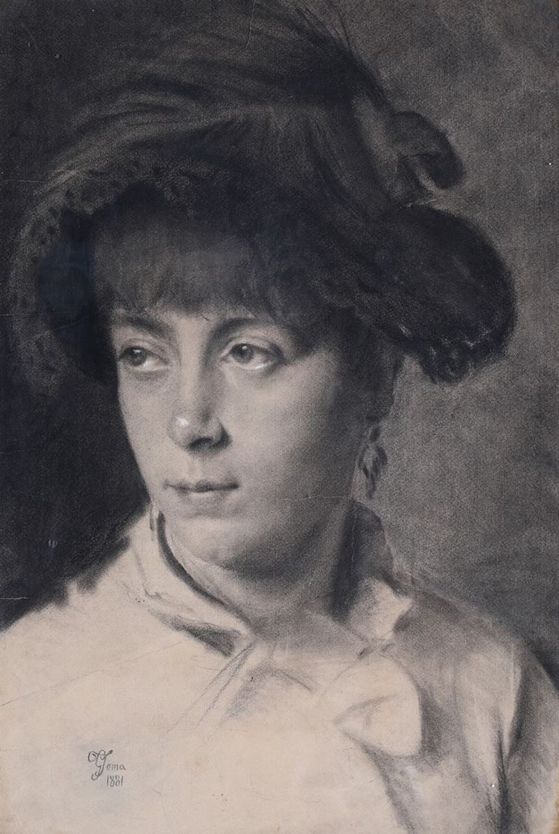 Gioacchino Toma - Ragazza con Cappello