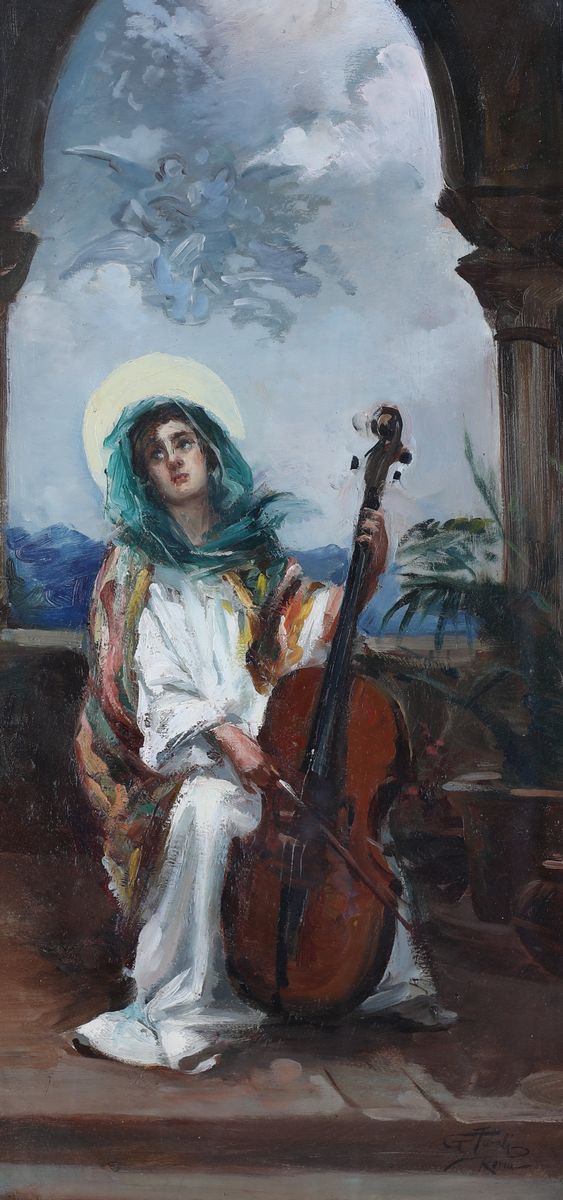 Giuseppe Aureli - Suonatrice di Viola