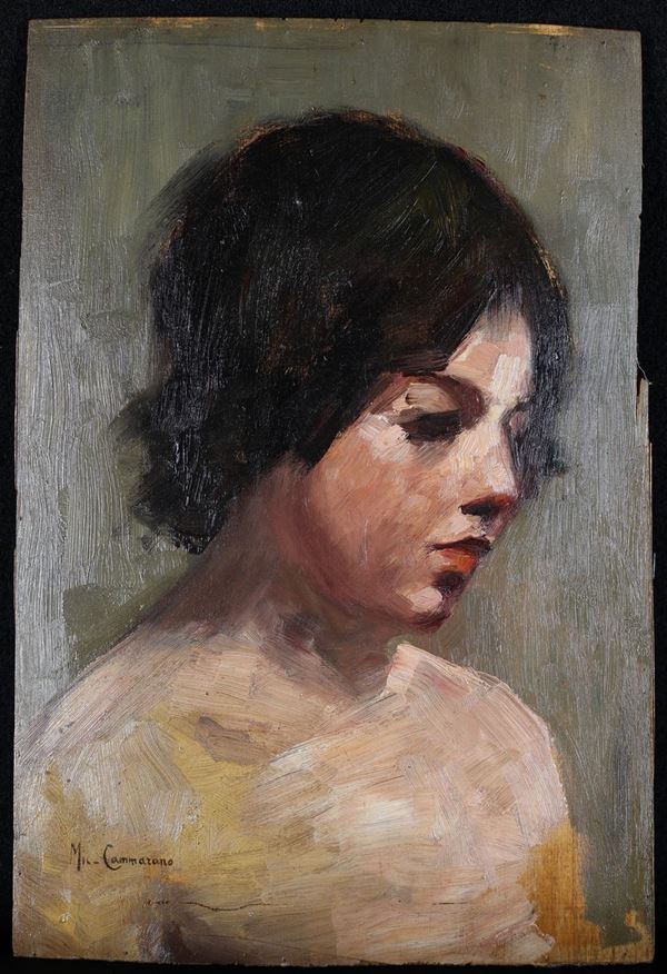 Michele Cammarano - Profilo di bambina