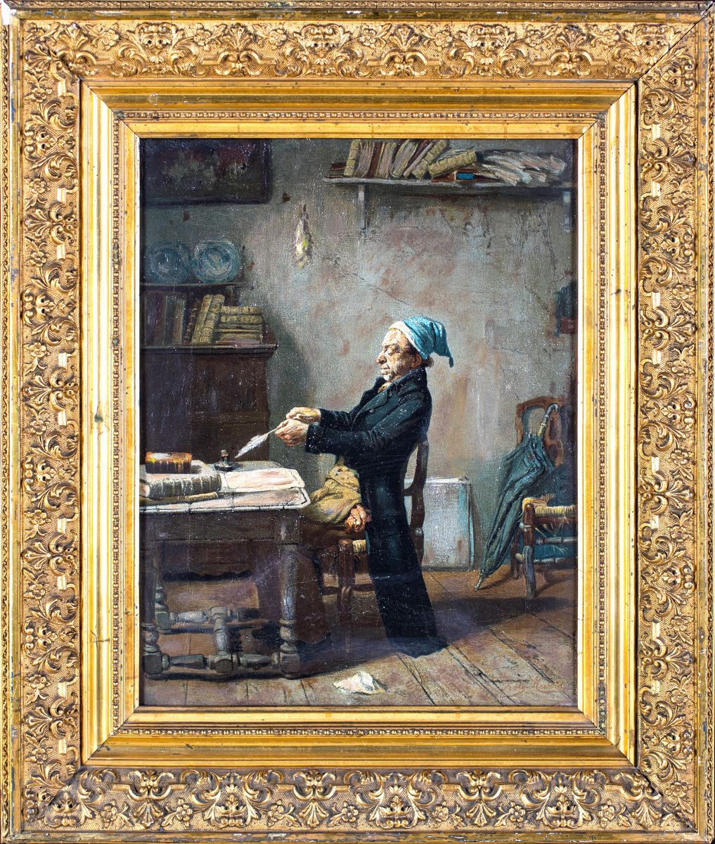Scuola Tedesca del XIX Secolo - Lo Scrivano