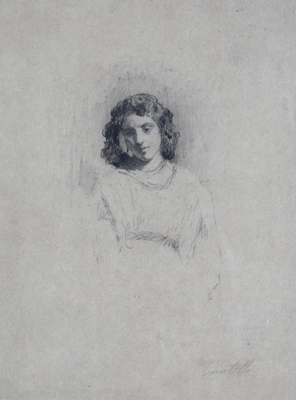 Pittore del XIX secolo - Ragazza