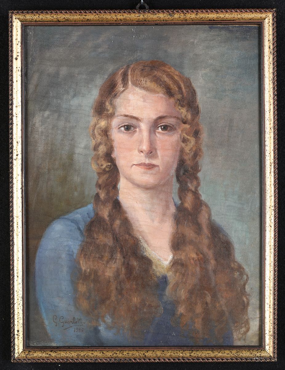 Giovanni Guarlotti - Ragazza con le Trecce Sciolte