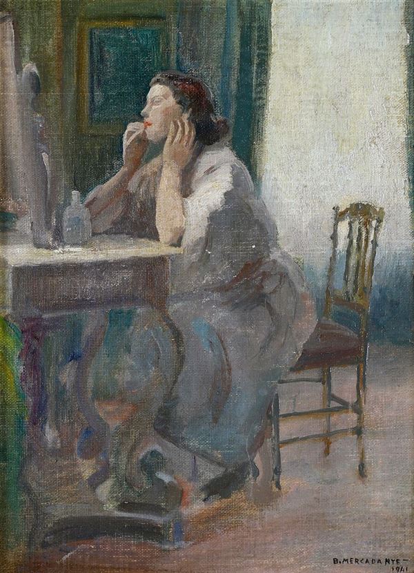 Biagio Mercadante - Donna alla toletta