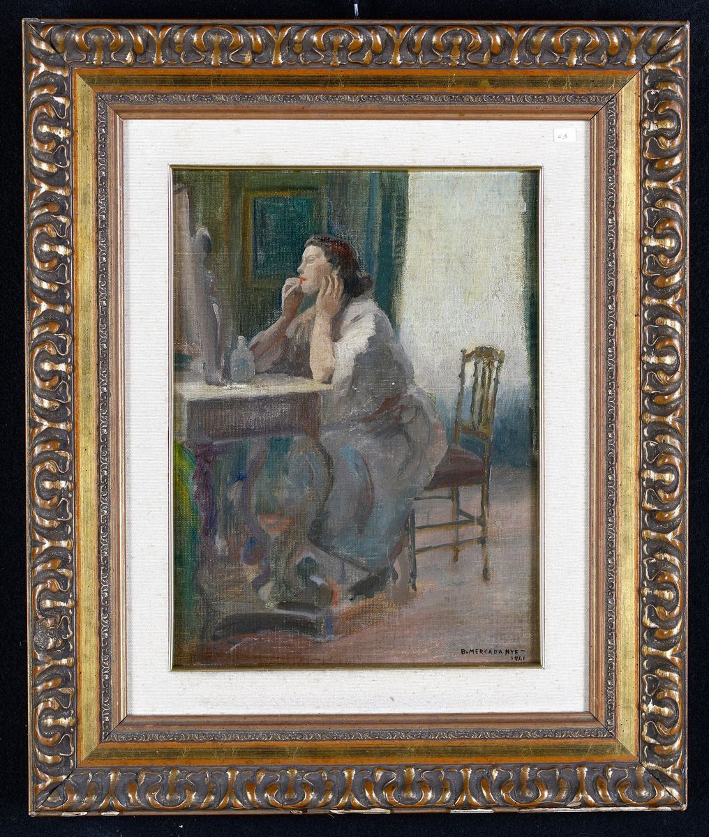 Biagio Mercadante - Donna alla Toletta