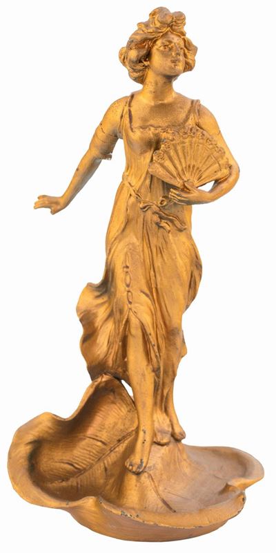 Scultura in Antimonio Dorato, Primo Quarto del XX Secolo