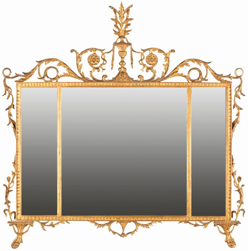 Caminiera in Legno Dorato, Inizio del XX Secolo