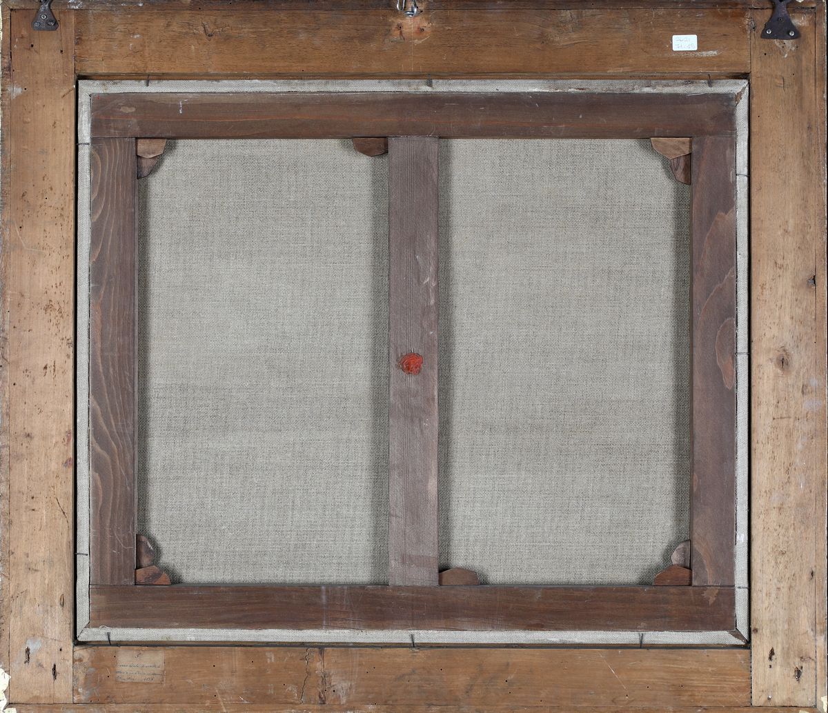 Anonimo del XIX Secolo - Interno con Figure