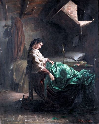 Ricamatrice Addormentata