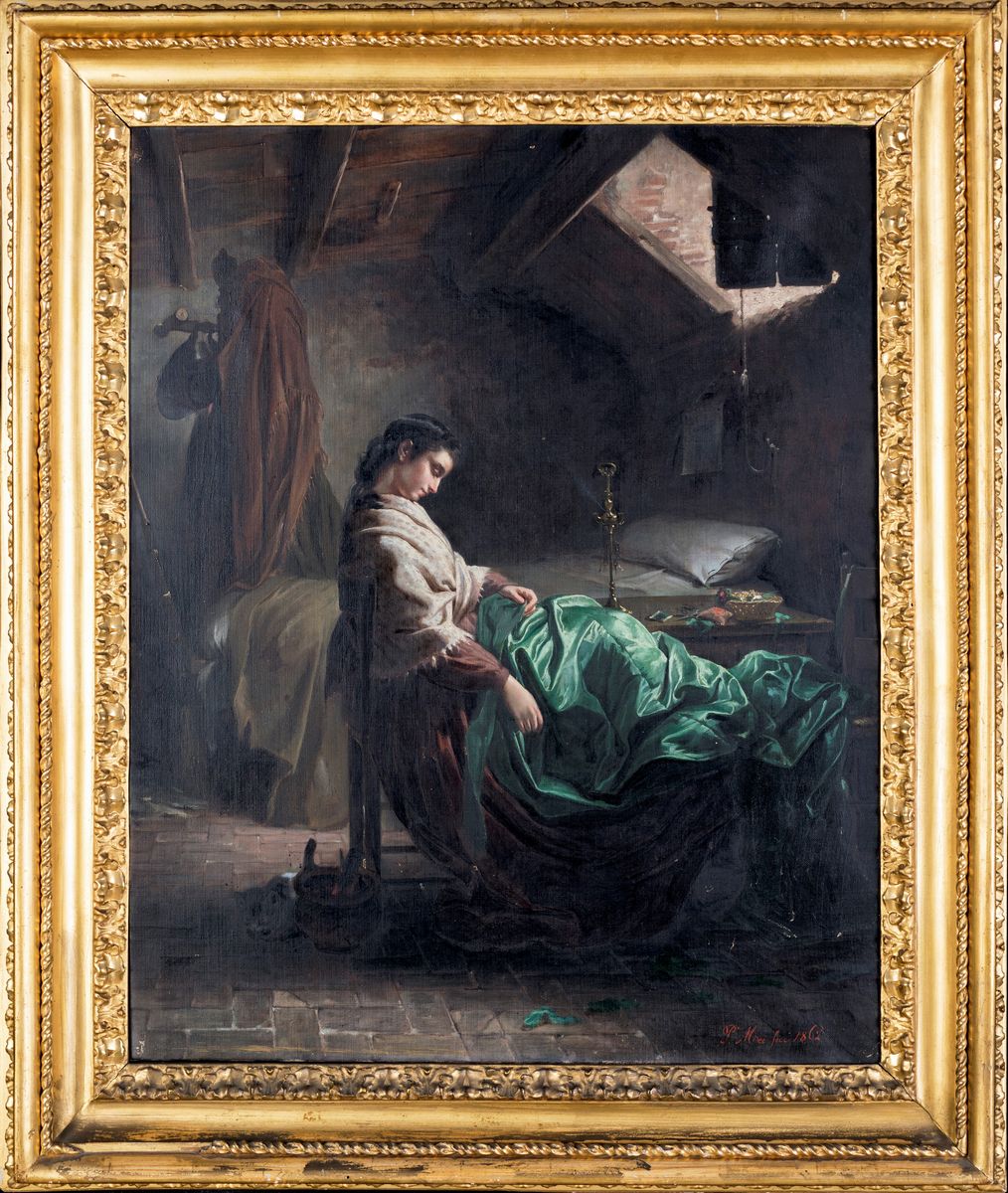 Paolo Mei - Ricamatrice Addormentata