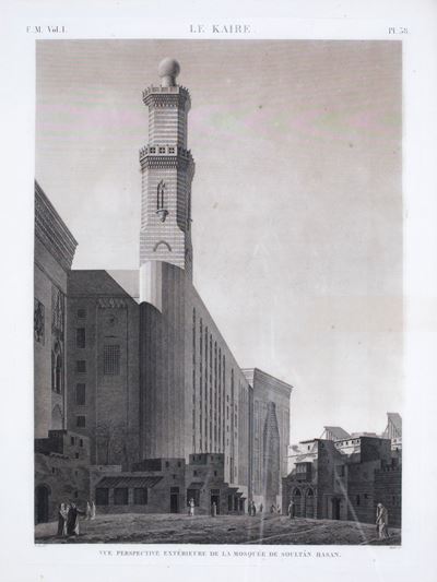 Veduta Prospettica Esterna della Moschea del Sultano Hasan, Primo Quarto del XIX Secolo