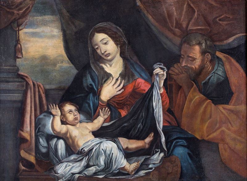 Scuola Italiana del XVIII Secolo - Sacra Famiglia
