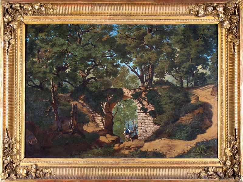 Alexandre-denis Abel De Pujol - Paesaggio con Rovine