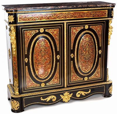 Credenza in Legno Ebanizzato, Francia XIX Secolo