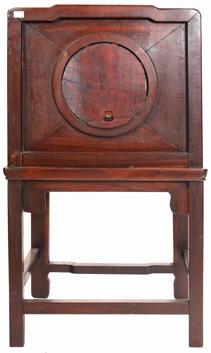 Quattro Poltrone in Legno Hongmu Attribuibili a Li Jiren, Cina, Dinastia Qing, Fine del XIX Secol...