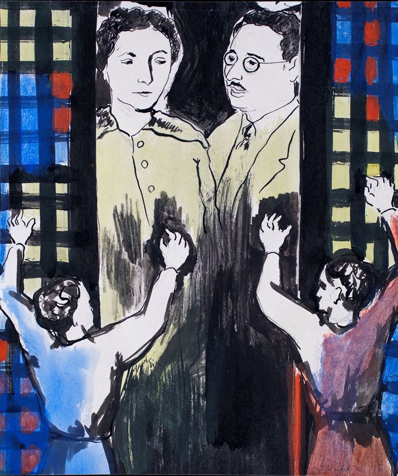 Giulio Turcato - Il Caso Rosenberg: i Figli Implorano la Loro Libertà