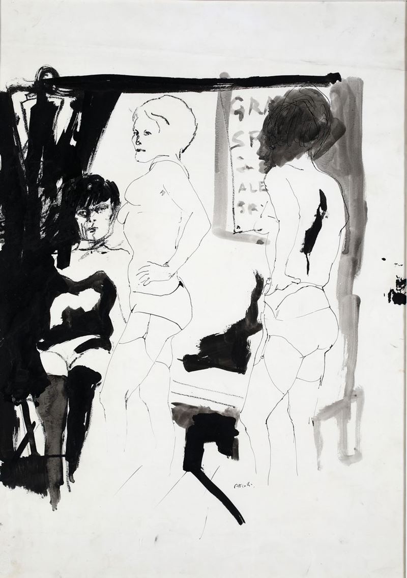 Ugo Attardi - Donne in Attesa