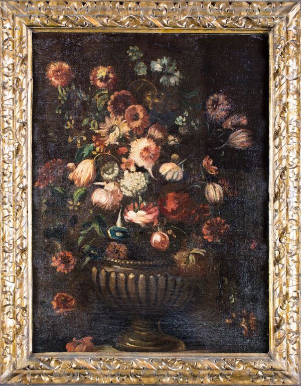 Scuola toscana del XVII secolo - Natura morta di fiori