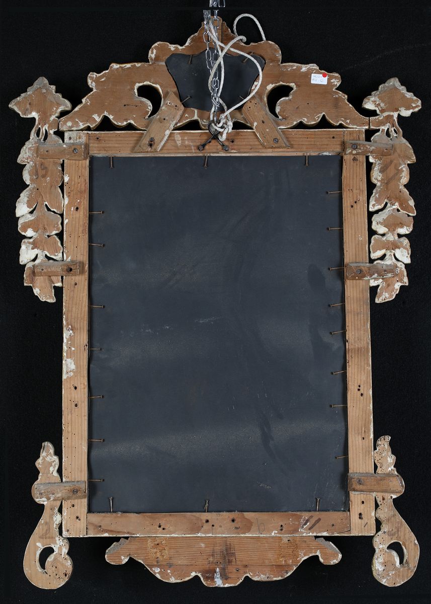 Specchiera in Legno Dorato, XIX Secolo
