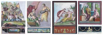 Quattro Incisioni Acquerellate, Fine del XVIII Secolo