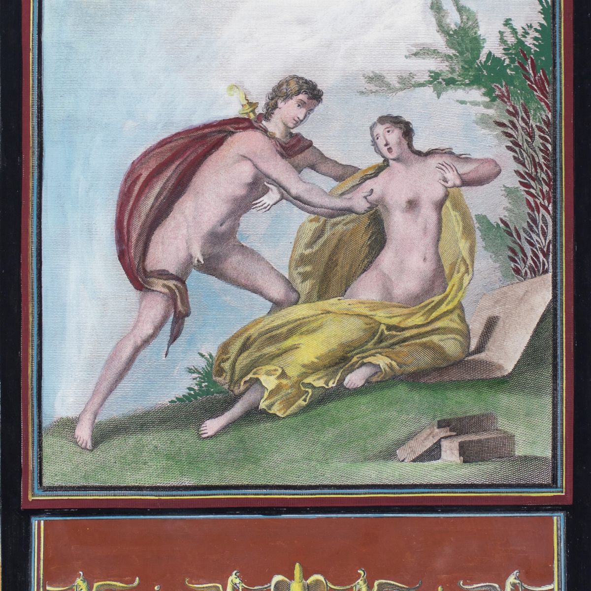 Quattro Incisioni Acquerellate, Fine del XVIII Secolo