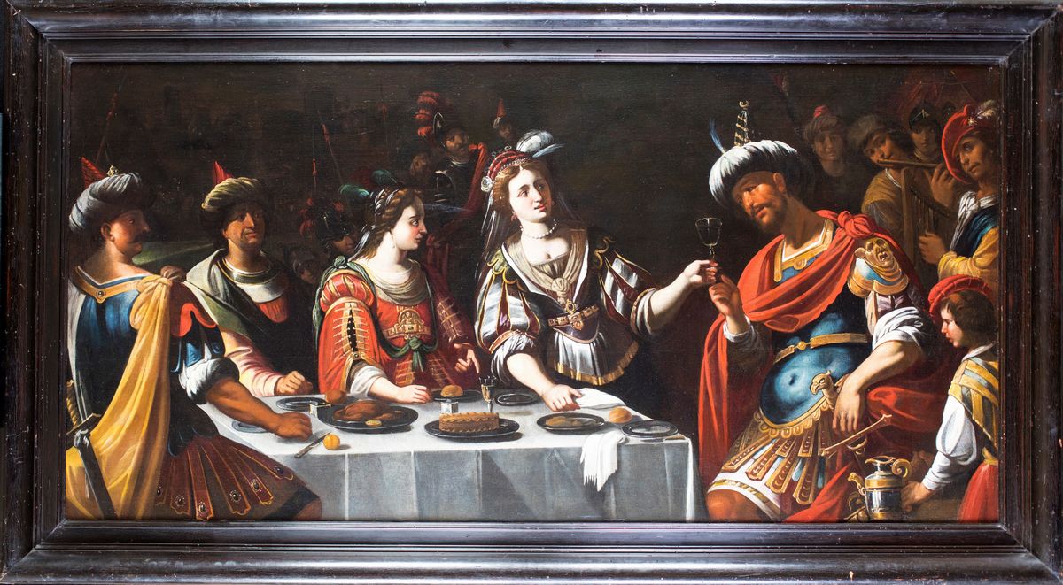 Scuola Toscana del XVII Secolo - Convito per le Nozze di Ester e Assuero