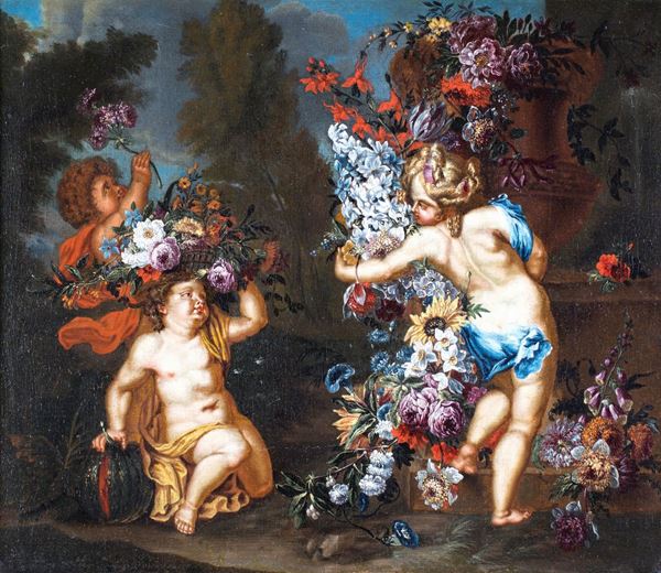 Pittore del XVIII secolo - Allegoria della primavera