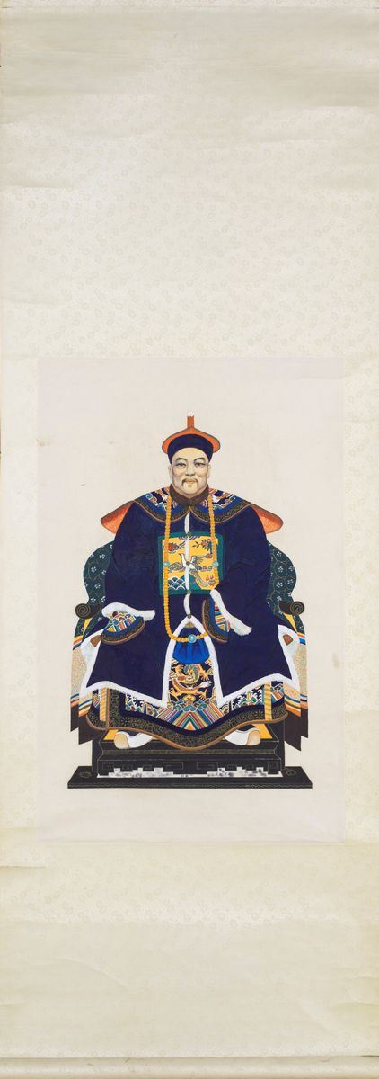 Rotolo Verticale, Cina, XIX/XX Secolo