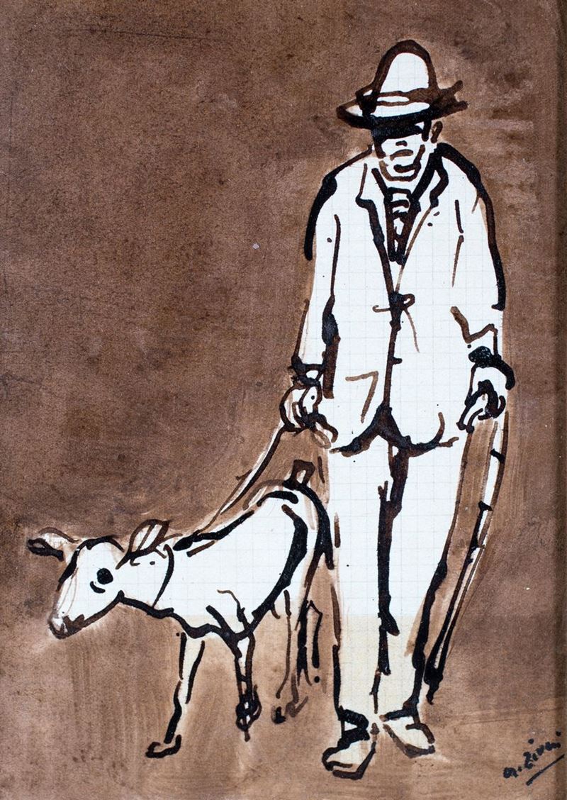 Alberto Ziveri - Vecchio Col Cane