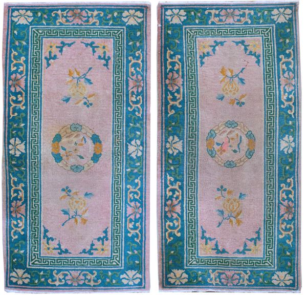 Coppia di tappeti cinesi  - Asta Fine Antiques e Tappeti - Casa d'Aste Arcadia