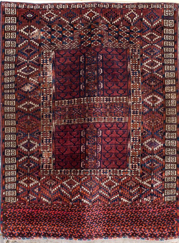 Antico tappeto turcomanno Tekke