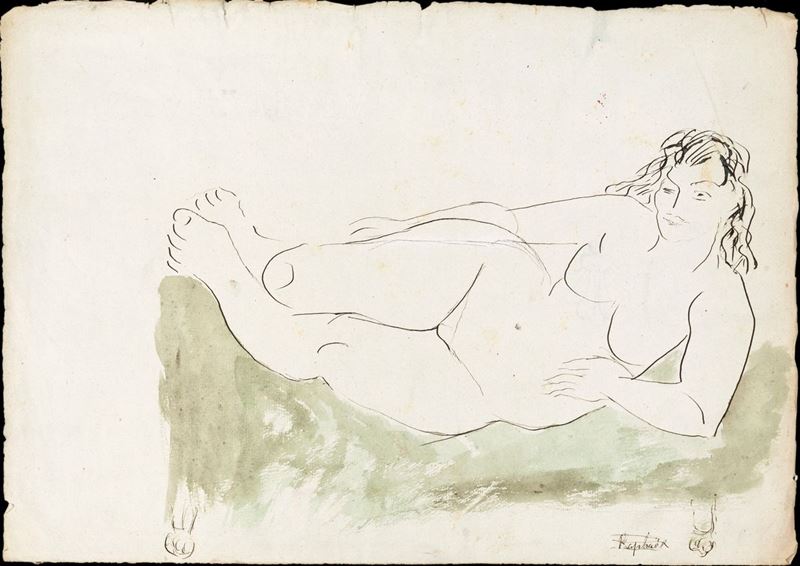 Antonietta Raphael Mafai - Nudo di Donna