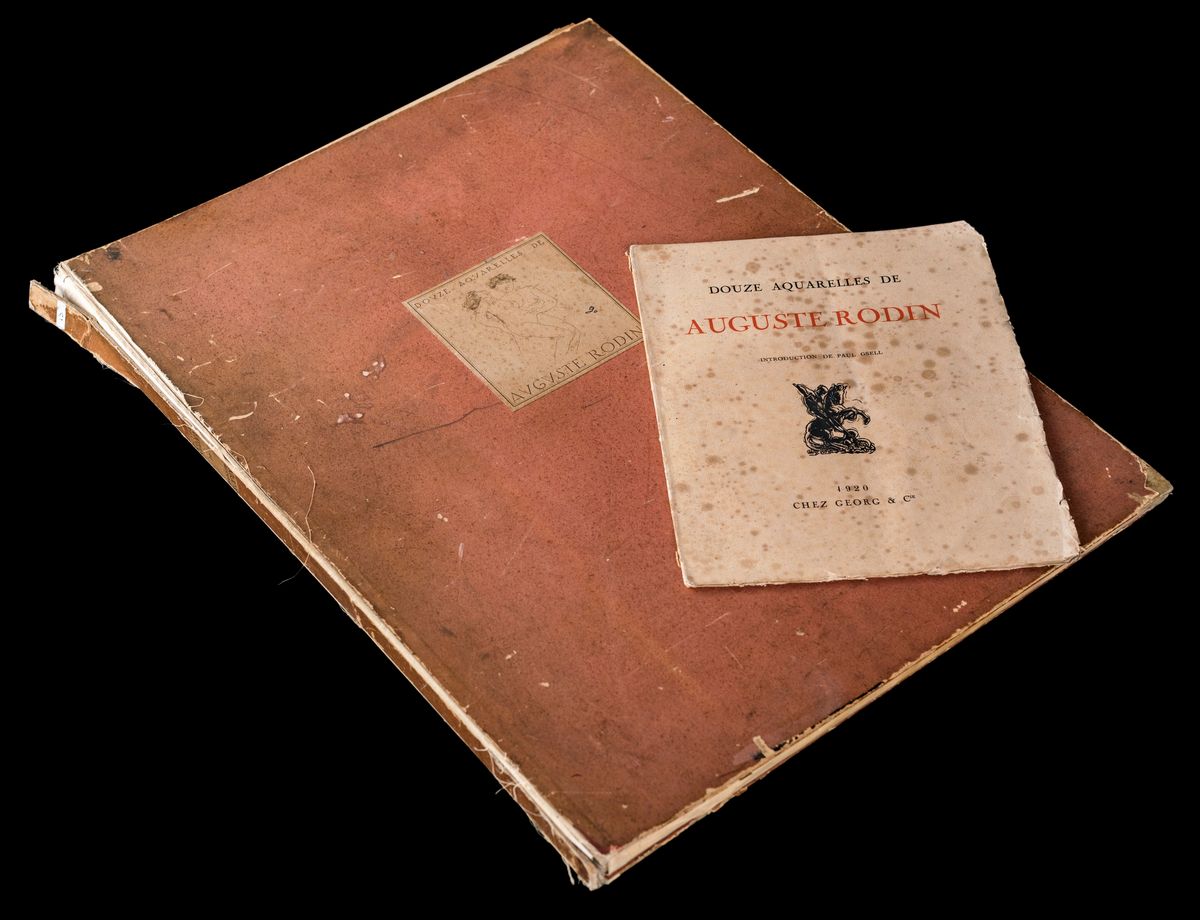 Douze Aquarelles De Auguste Rodin