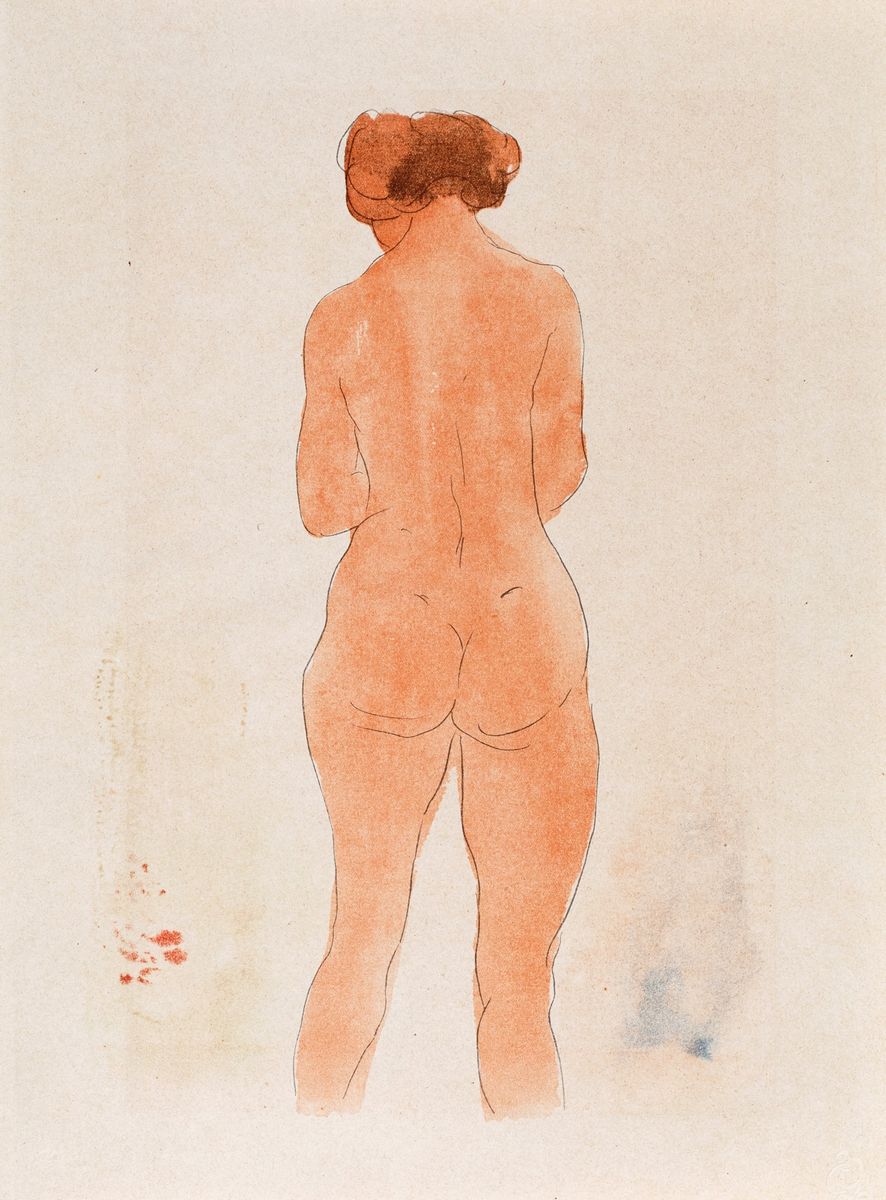 Douze Aquarelles De Auguste Rodin