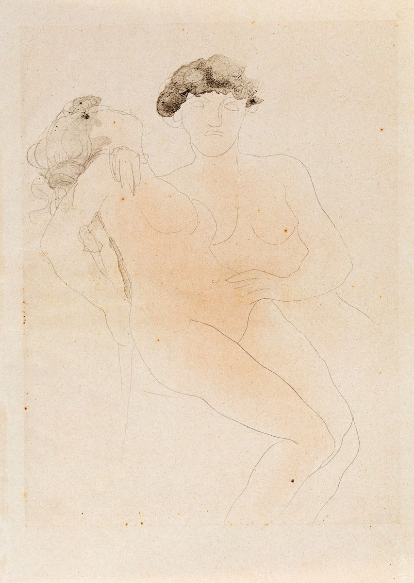 Douze Aquarelles De Auguste Rodin