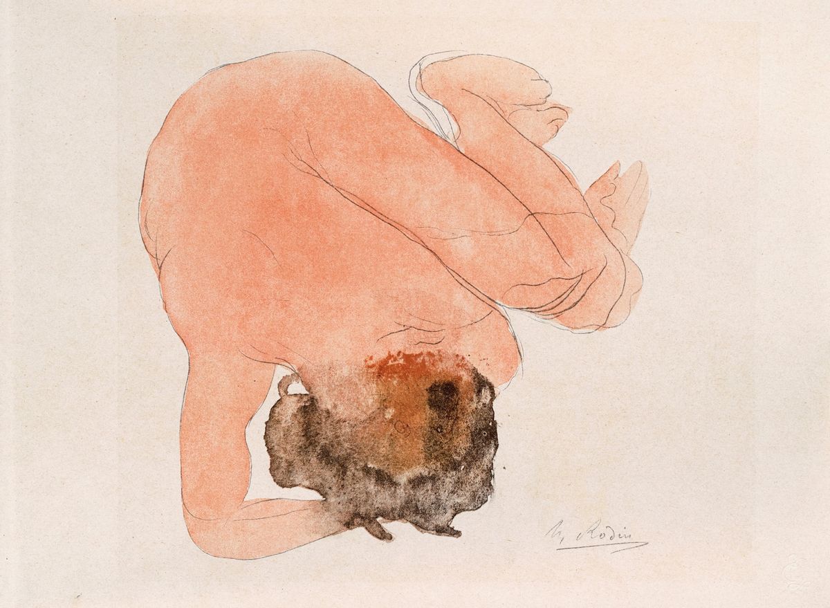 Douze Aquarelles De Auguste Rodin
