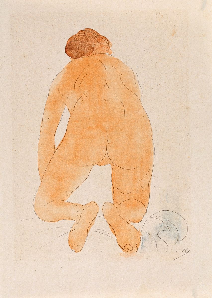 Douze Aquarelles De Auguste Rodin